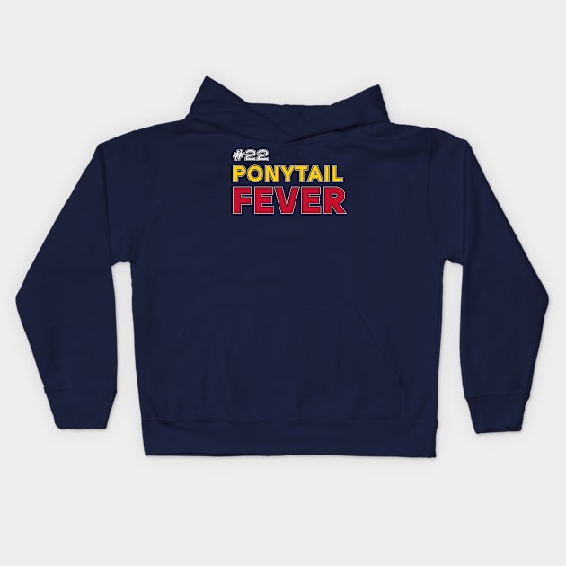 Ponytail Fever #22 Kids Hoodie by Ashes of Sound